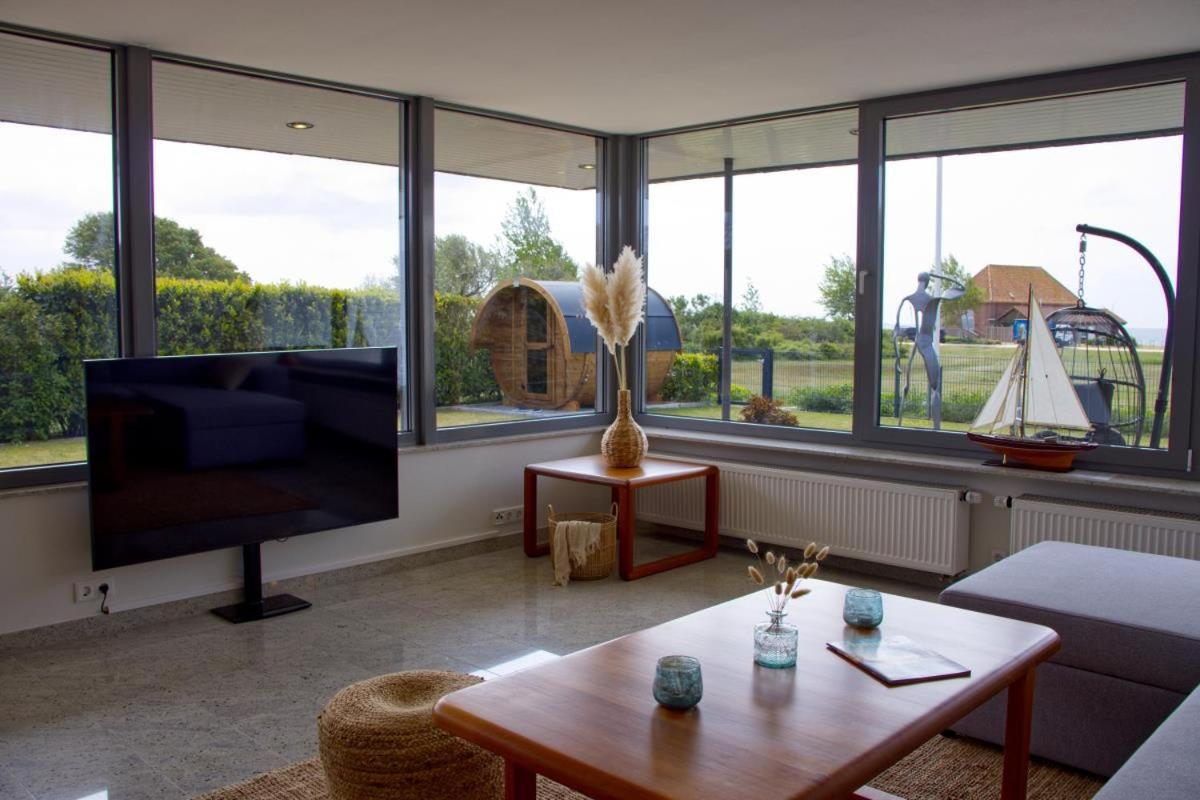 Inselblume 82 - Bungalow Am Suedstrand Mit Meerblick Burgtiefe auf Fehmarn Eksteriør bilde